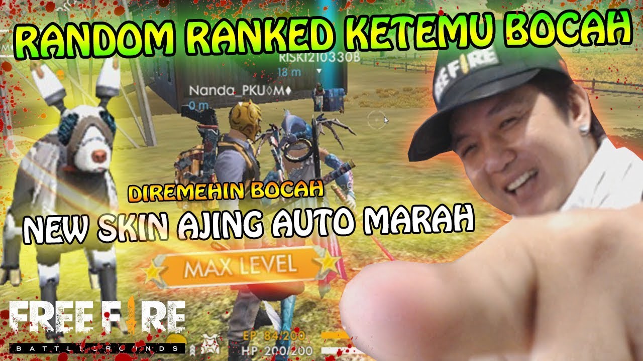 DIREMEHIN BOCAH DI RANDOM RANKED SQUAD LANGSUNG AUTO NGAMUK (ngakak online) - Garena Free Fire