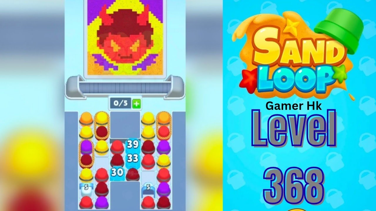 Sand loop level 368 Hard Level Walkthrough Solution 