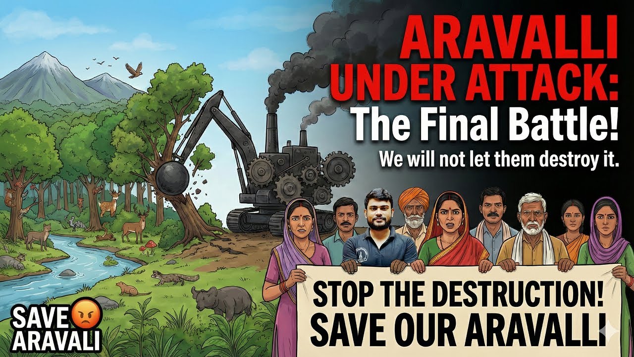 अरावली बचाओ ! All About Aravalli Mountain: Geography, Importance & The Save Aravalli Hills Movement