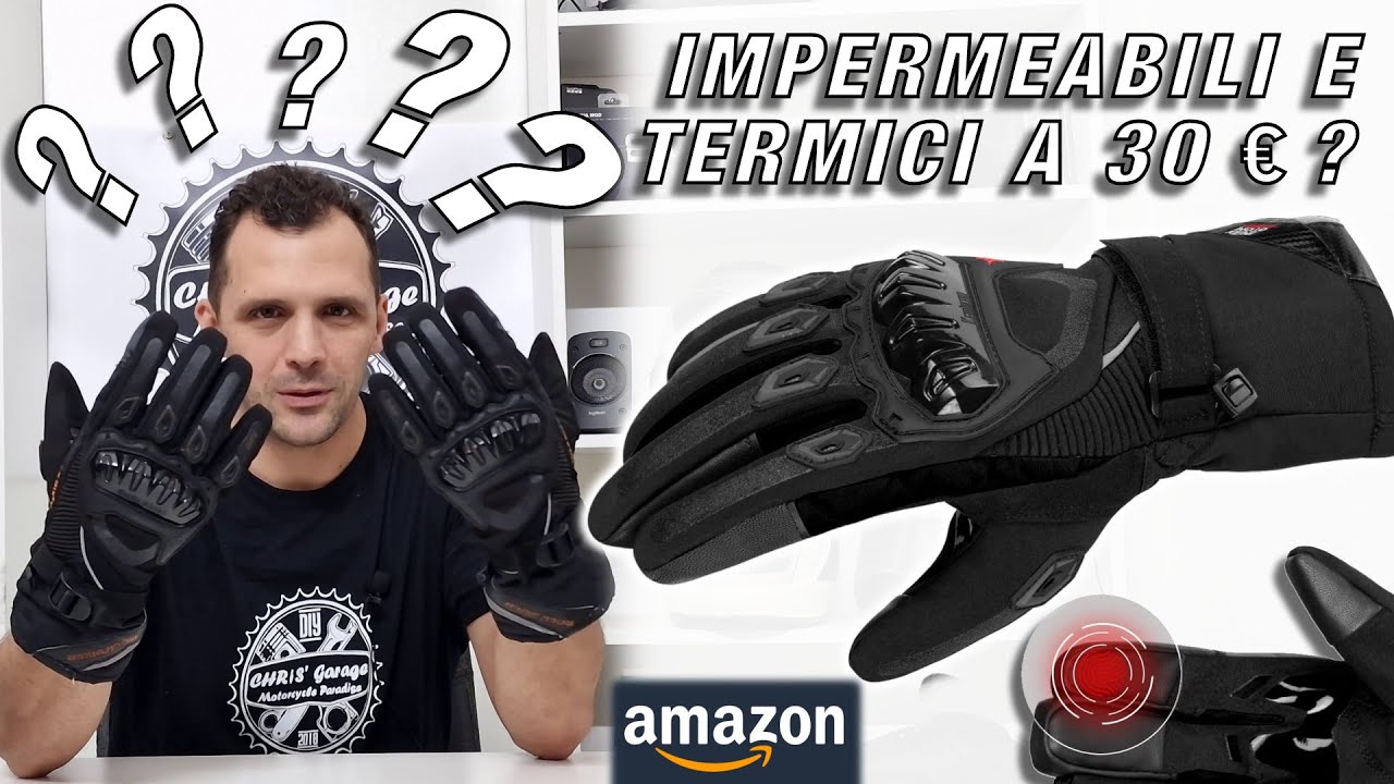 Guanti MOTO Impermeabili e Termici a 30 € ? E' POSSIBILE ? La risposta nel video !