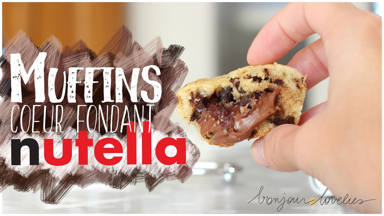 Comment faire des MUFFINS au NUTELLA ? ∆ Meilleure RECETTE (pâte muffins sans lait)