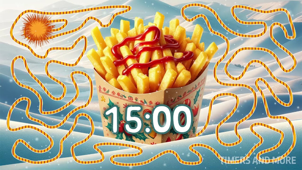 15 Minute French Fries 🍟 Timer Bomb 💣