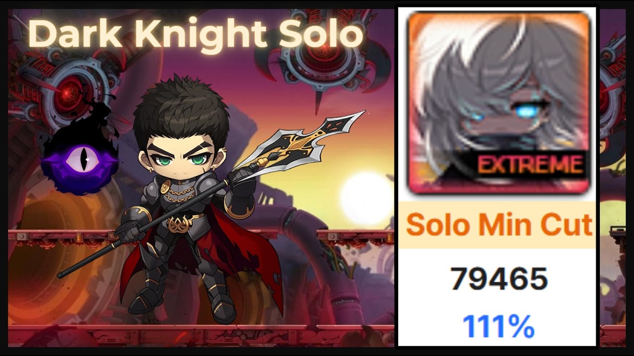 [GMS Kronos] 80k Hexa Dark Knight XLotus Solo
