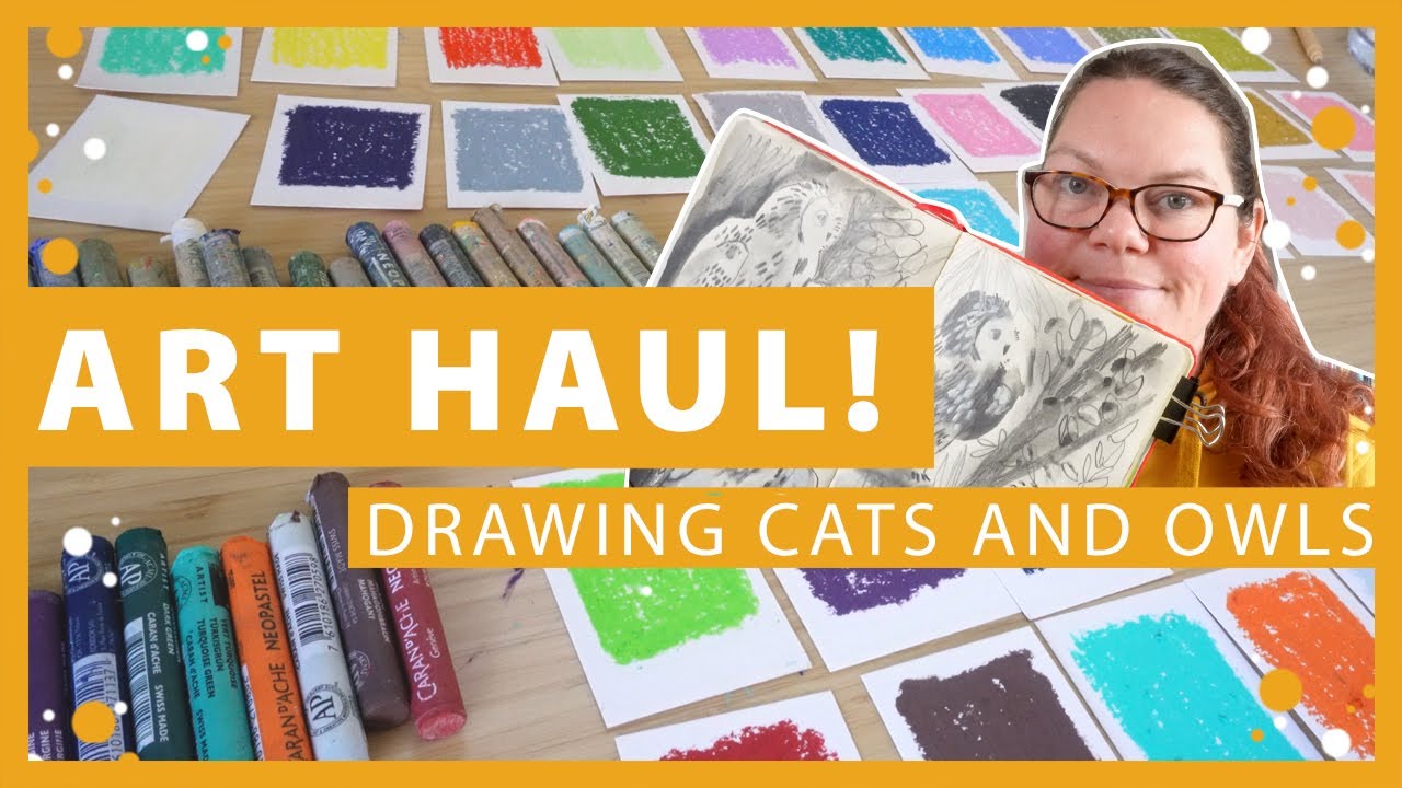 Art Haul!  - Neopastels, Holbein Gouache, ArtGraf watersoluble graphite