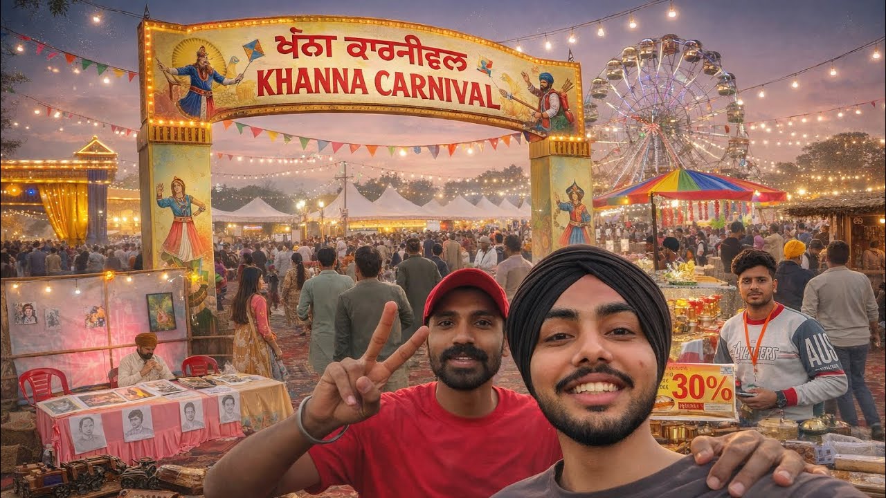 Khanna Carnival Punjab 🎡 Biggest Festival in Punjab | Full Tour & Vlog 2026