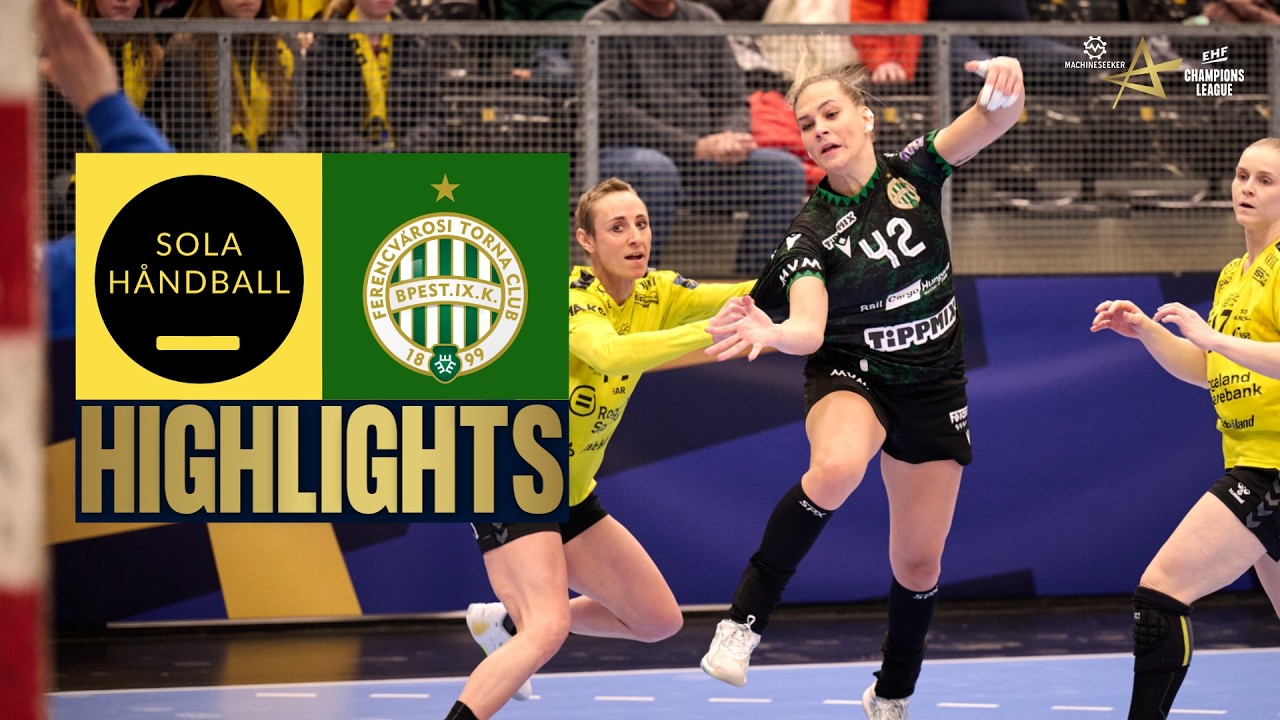 Sola HK 🆚 FTC-Rail Cargo Hungaria | Highlights | EHF Champions League Women 2025/26