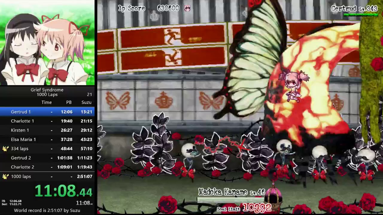 Grief Syndrome 1000 laps speedrun in 2:28:52