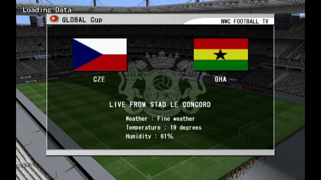 Football Kingdom (PS2) Global Cup Game 3 - Czech Republic vs Ghana