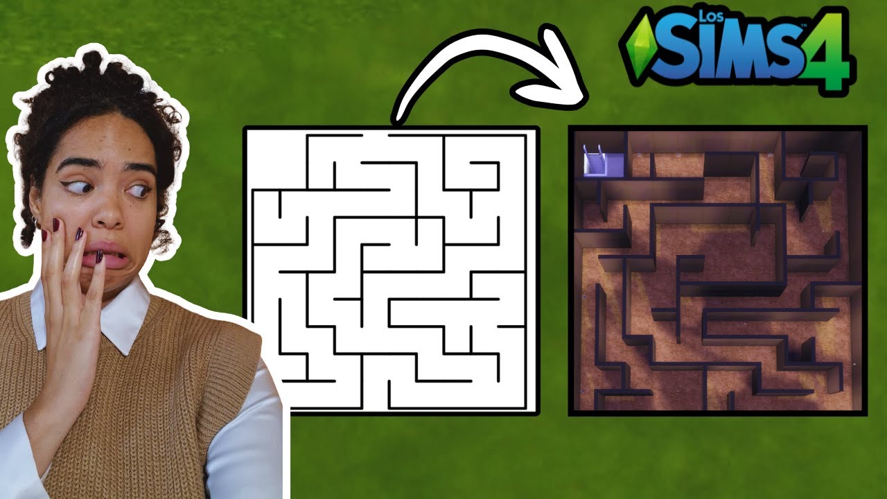 Casa laberinto ¿QUIÉN SALDRÁ LIBRE? 🤯Sims 4 ¡A la aventura!