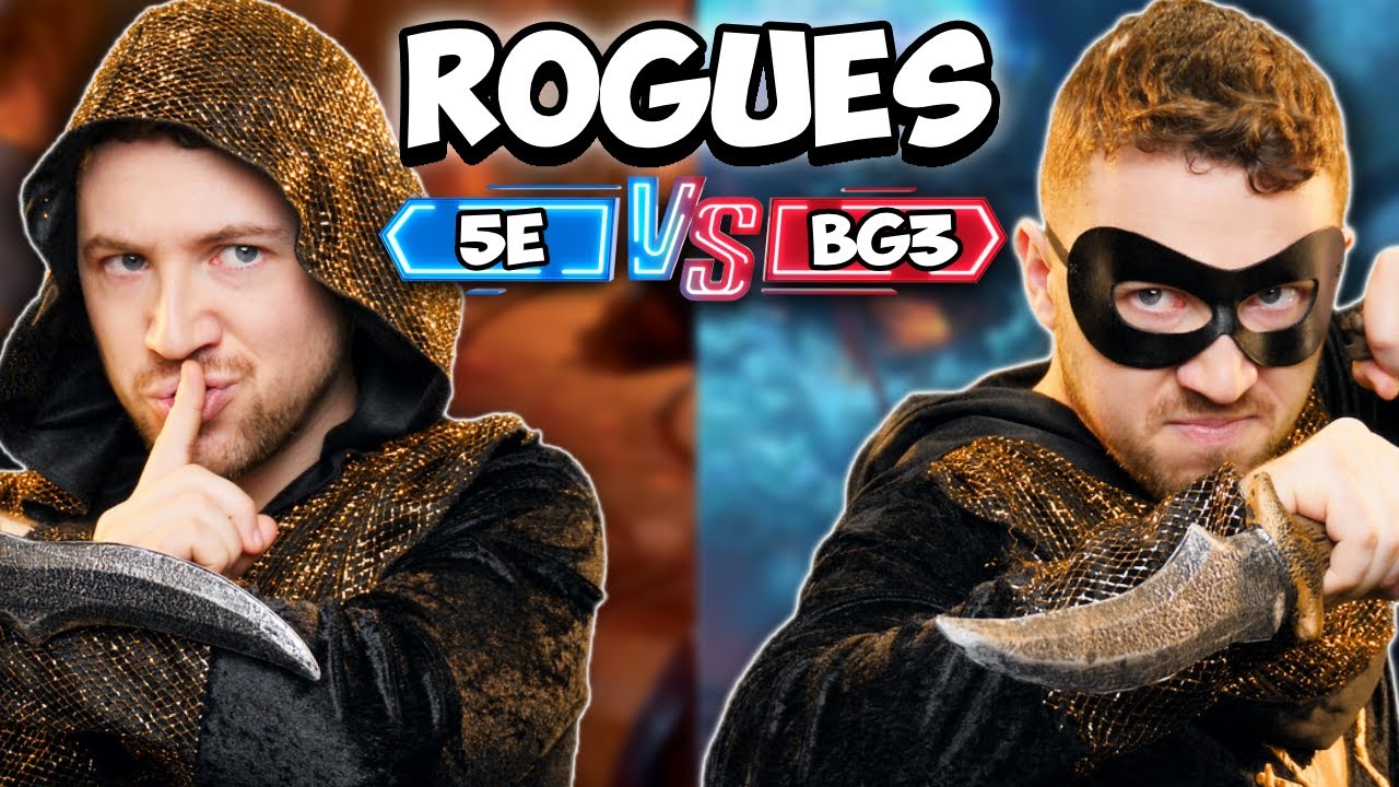5th Edition VS Baldur's Gate 3: Rogues