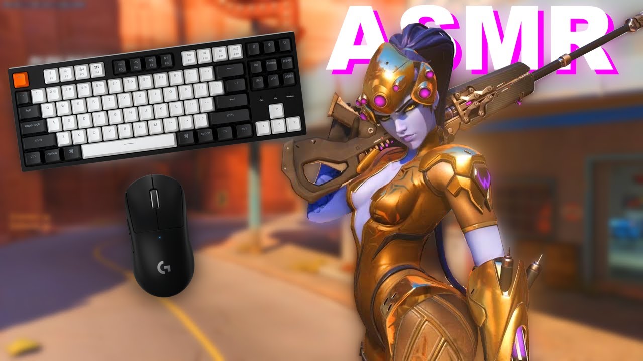 ASMR Gaming Overwatch 2 Keyboard Sounds & Whispering