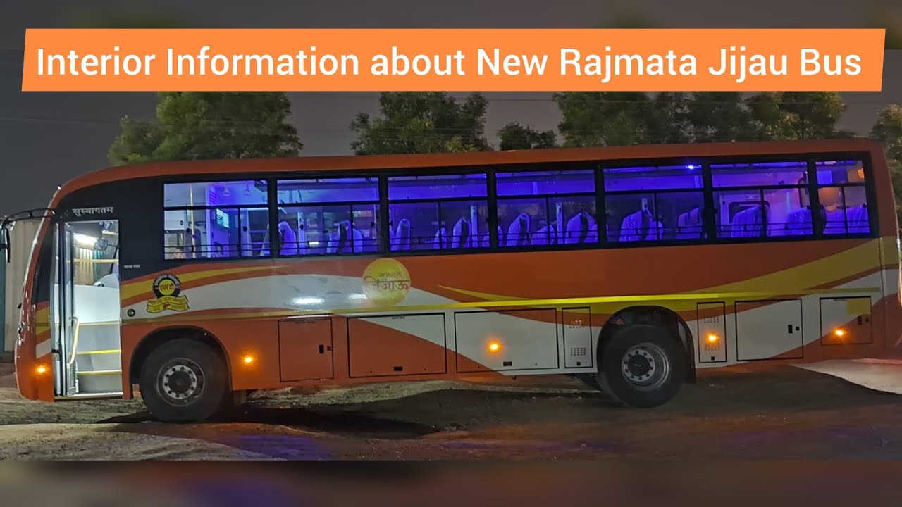 MSRTC Tata Marcopolo Bs6 Interior Information of  Rajamata Jijau Bus 🔥