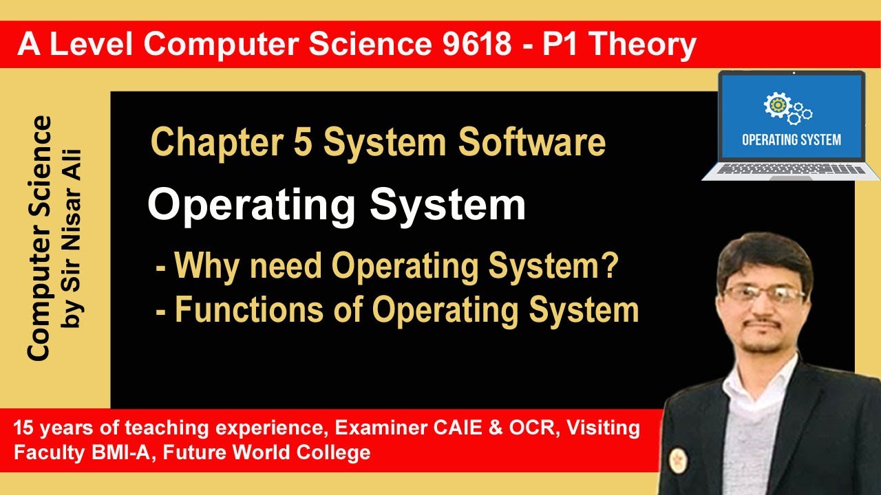 Operating System | A Level CS 9618 | Theory Paper 1
