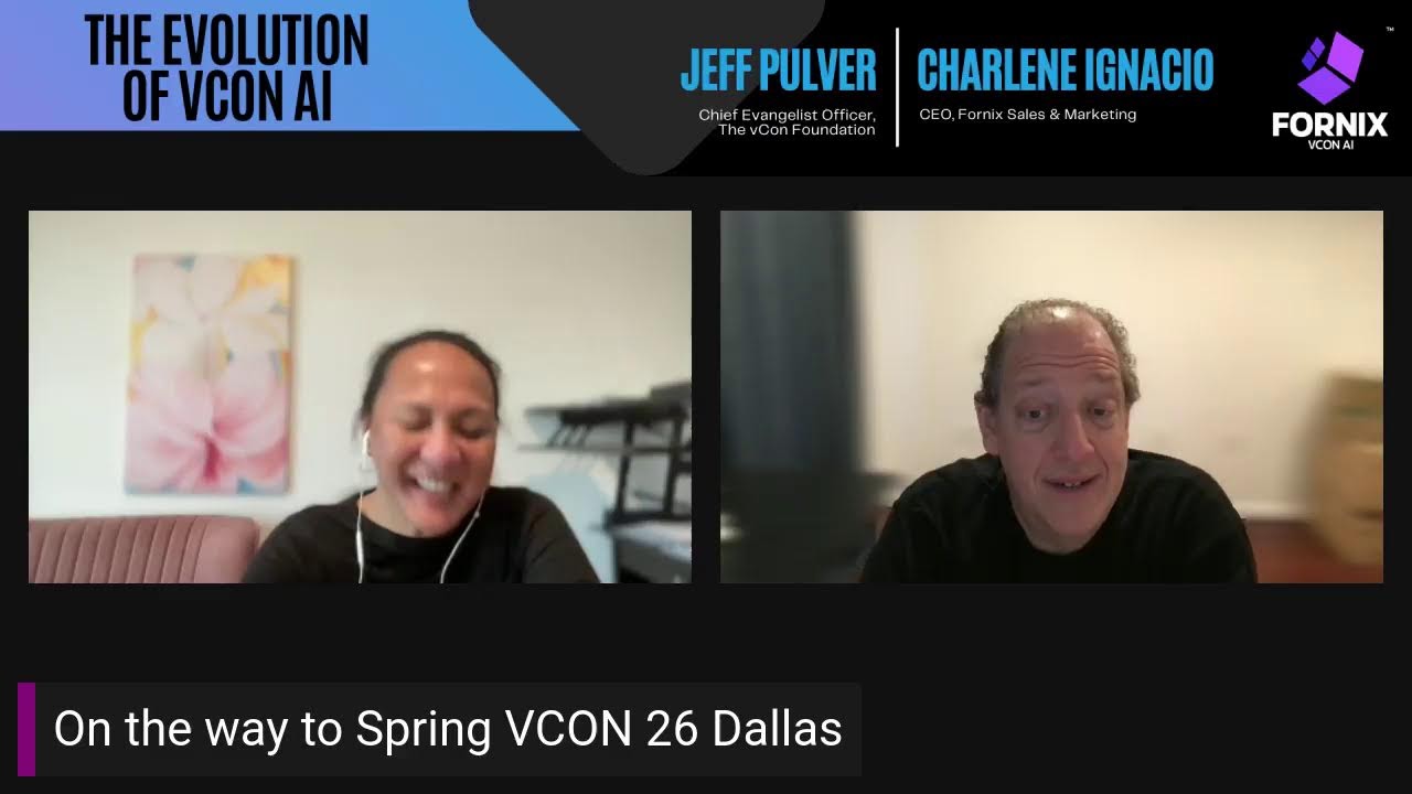 On the way to Spring '26 vCon - March 23-26 in Dallas...