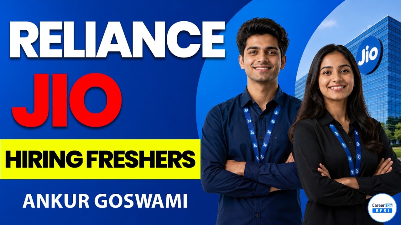 Reliance Jio Hiring Freshers 2026 | Jio Jobs Apply Online | Work From Home & Office Jobs