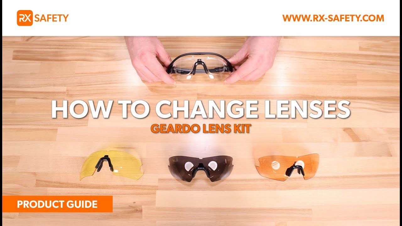 How to Change Safety Glasses Lenses (Geardo Lens Kit) | RX Safety