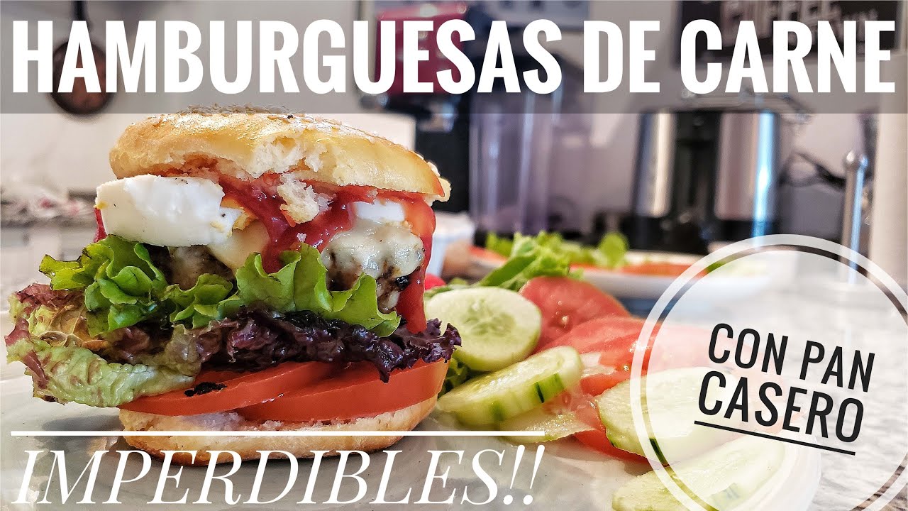 HAMBURGUESAS DE CARNE CASERAS (MIRÁ QUIEN ME AYUDA!) LAS MEJORES !! 😍