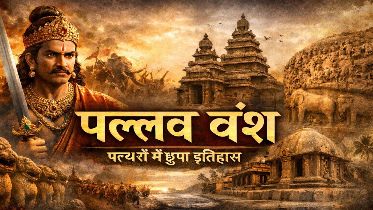 पल्लव वंश का इतिहास | पत्थर काटकर मंदिर बनाने वाला साम्राज्य | Pallava Dynasty Full Story