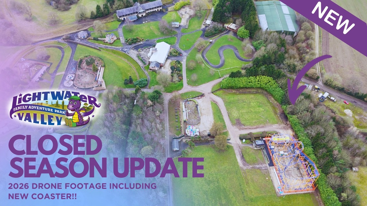 Lightwater Valley Closed Season UPDATE 2026! Drone Footage & More