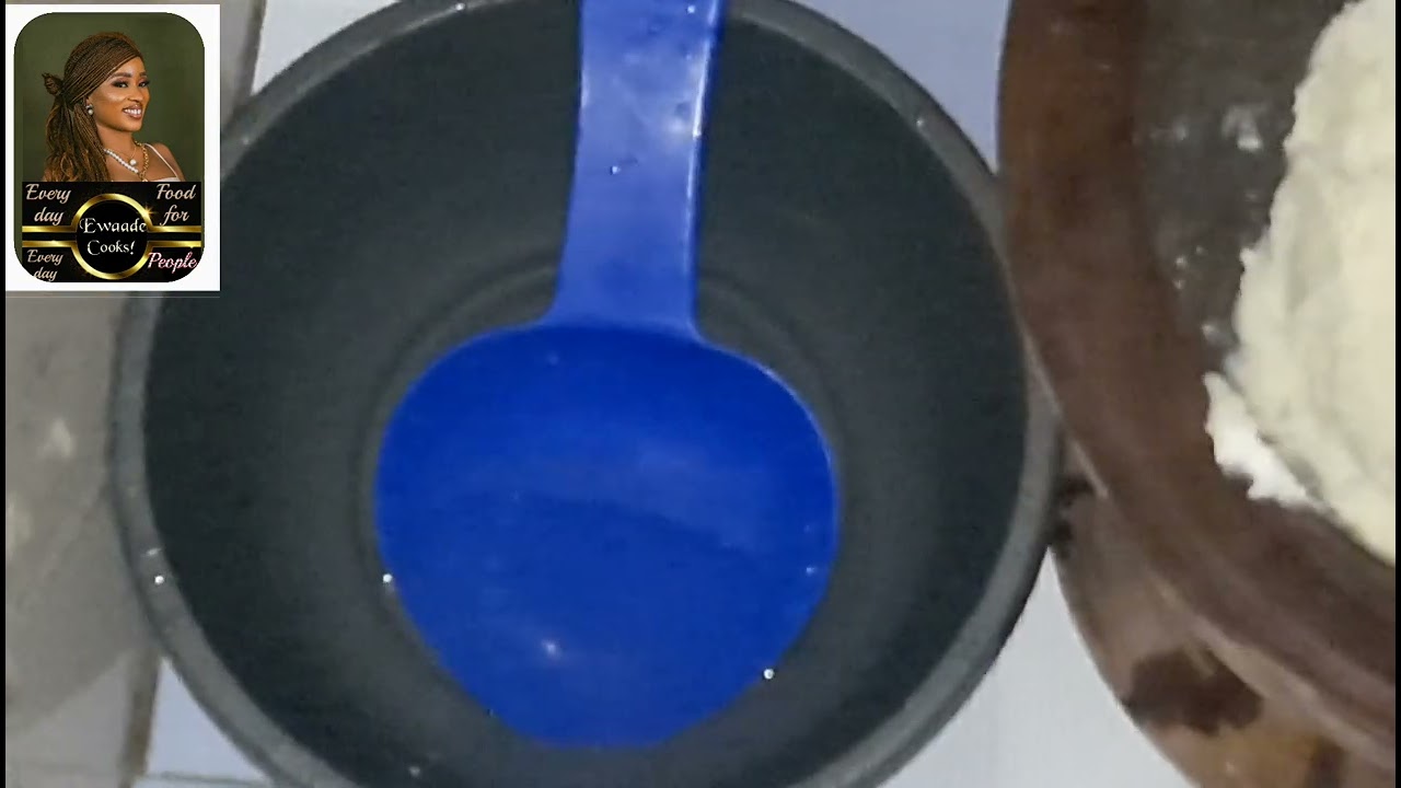 How to Pound Yam with Mortar and Pestle