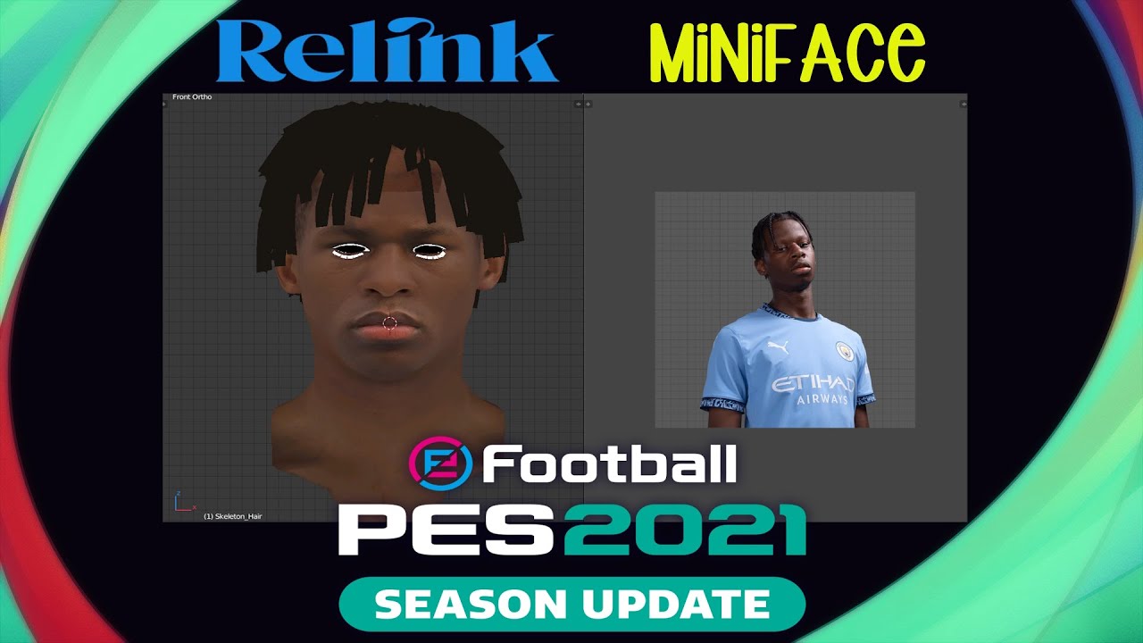 How to Relink Face and add new Miniface in PES 2021/ Football Life
