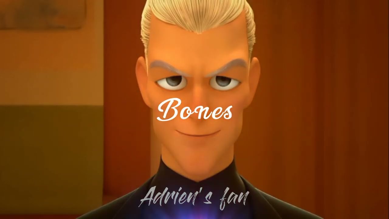 Bones/Shadow moth & Gabriel Agreste/Miraculous ladybug