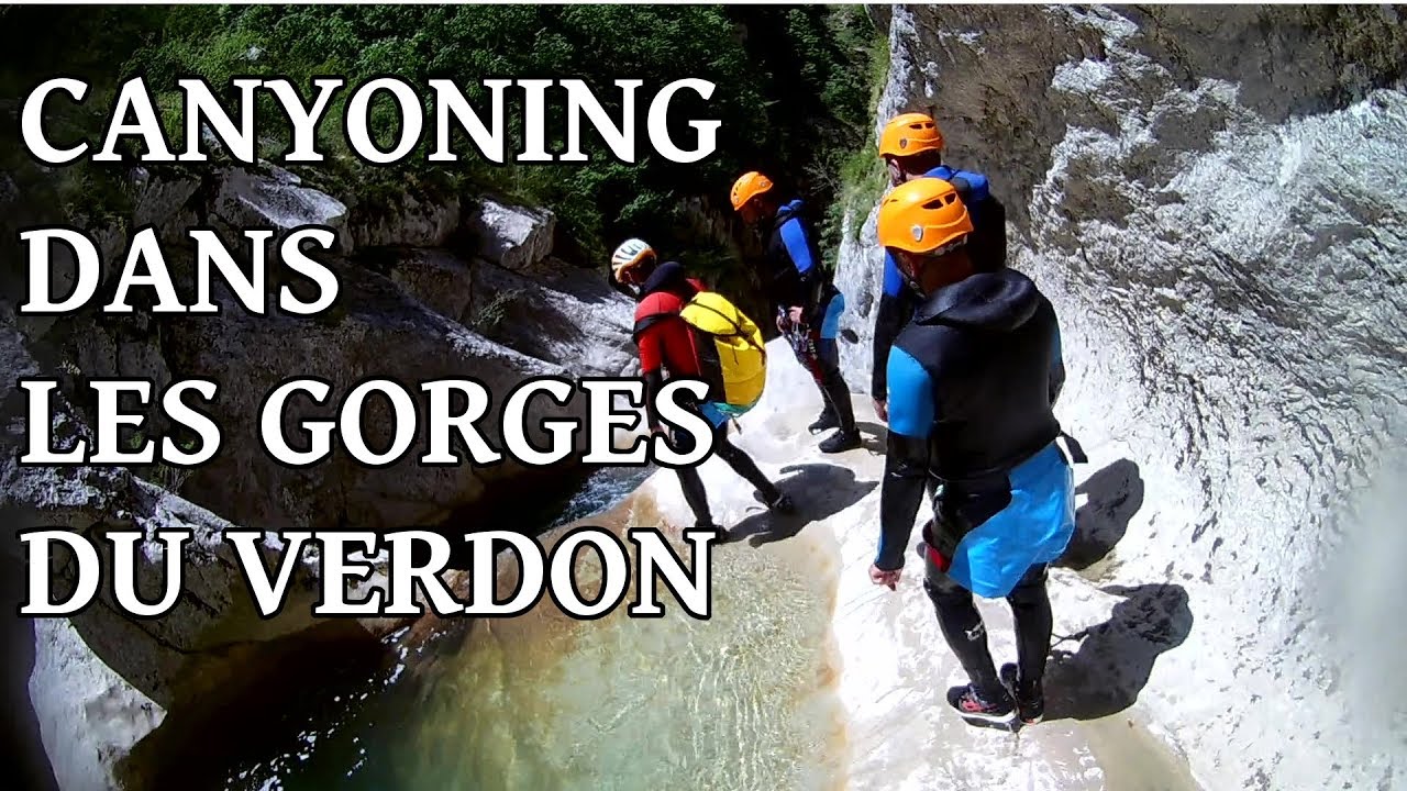 CANYONING DANS LES GORGES DU VERDON : partie 2