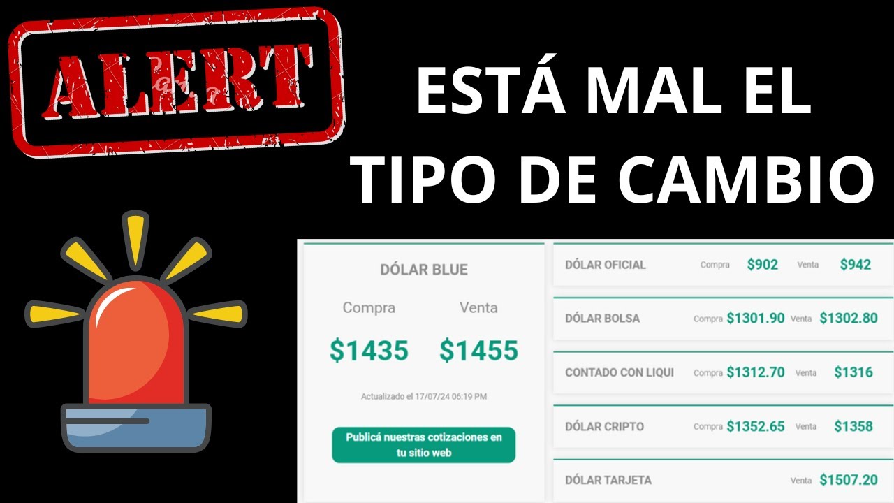 EL D&Oacute;LAR CCL QUE VES EN LOS PORTALES EST&Aacute; MAL. AS&Iacute; POD&Eacute;S VER CORRECTAMENTE CU&Aacute;NTO VALE EL D&Oacute;LAR EN🇦🇷