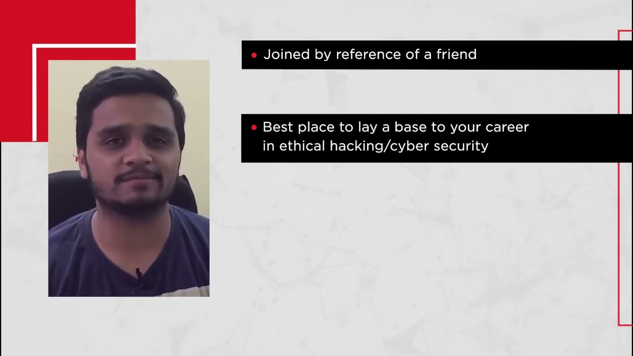 Prathamesh Joshi Says  TopMentor Is Best Ethical Hacking Course In Pune