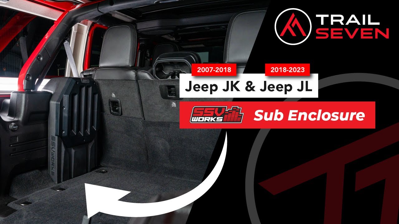 Установка дополнительного кожуха SSV Works I для Jeep JK Wrangler 2007–2018 гг. / Jeep JL Wrangle...