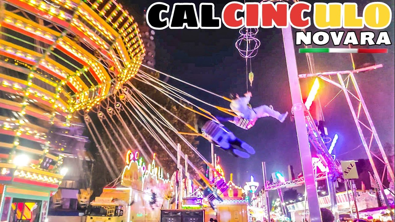 CALCINCULO  Ride - Giostre 2024 🇮🇹 Lunapark Delle Streghe 4K