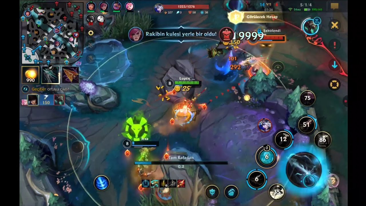 WİLDRİFT CAİTLYN GAME ERKEN PES ETTİLER #adc #wildrift #adc #caitlyn