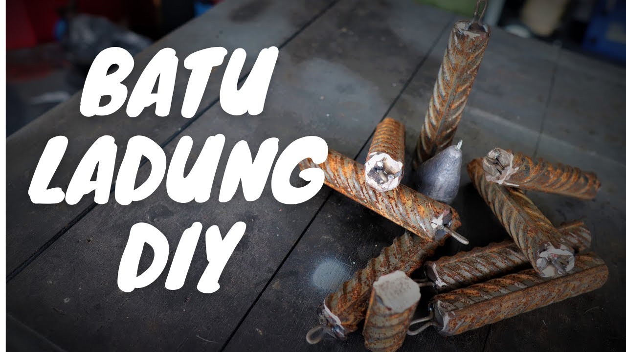 Pemberat Mancing DIY - Batu Ladung DIY - DIY Fishing Sinker