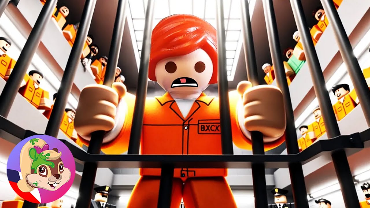 JULIÁNŮV ÚŽASNÝ ÚTĚK Z VĚZENÍ! Roblox Útěk z vězení Obby! Playmobil rodina ptáků