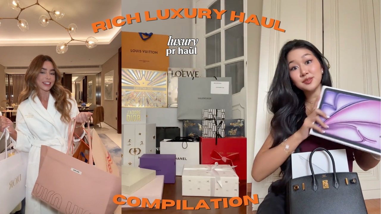 RICH Luxury Haul Compilation 🛍️│ Pt. 1 ✨