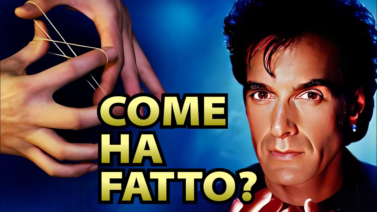 SPIEGAZIONE: LE MAGIE CON GLI ELASTICI DI DAVID COPPERFIELD