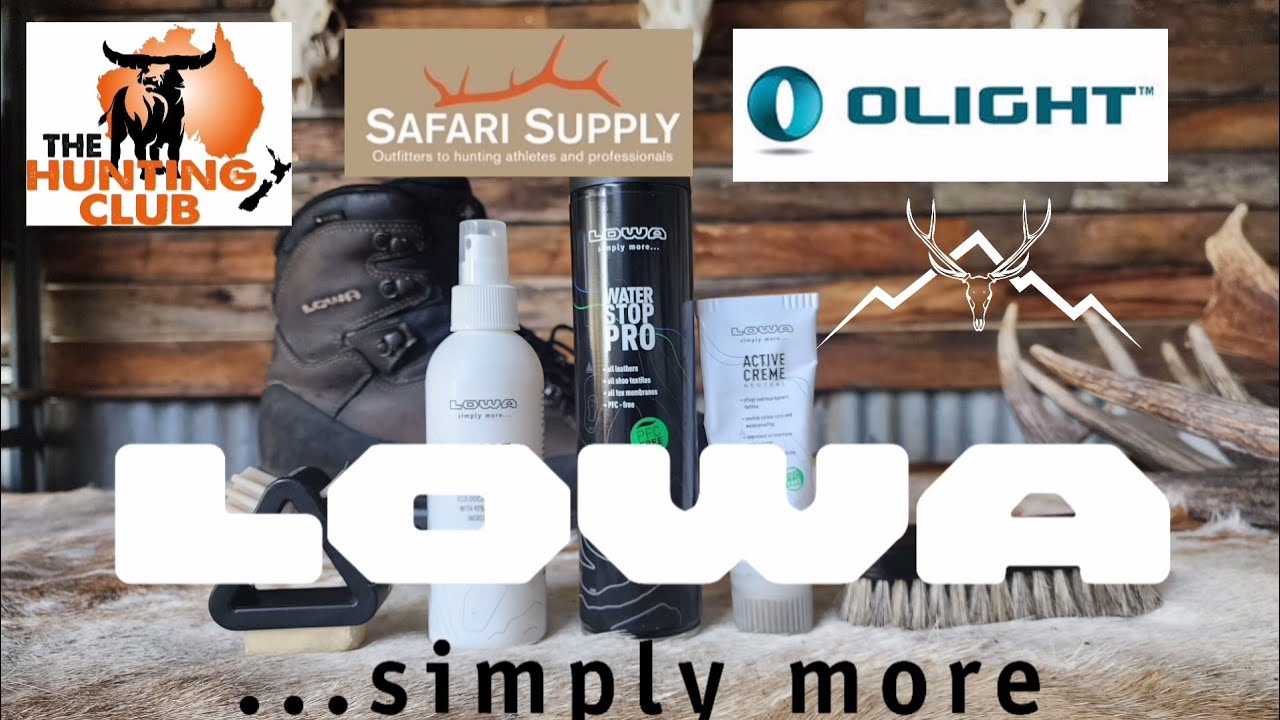 Caring for your LOWA boots // how to guide