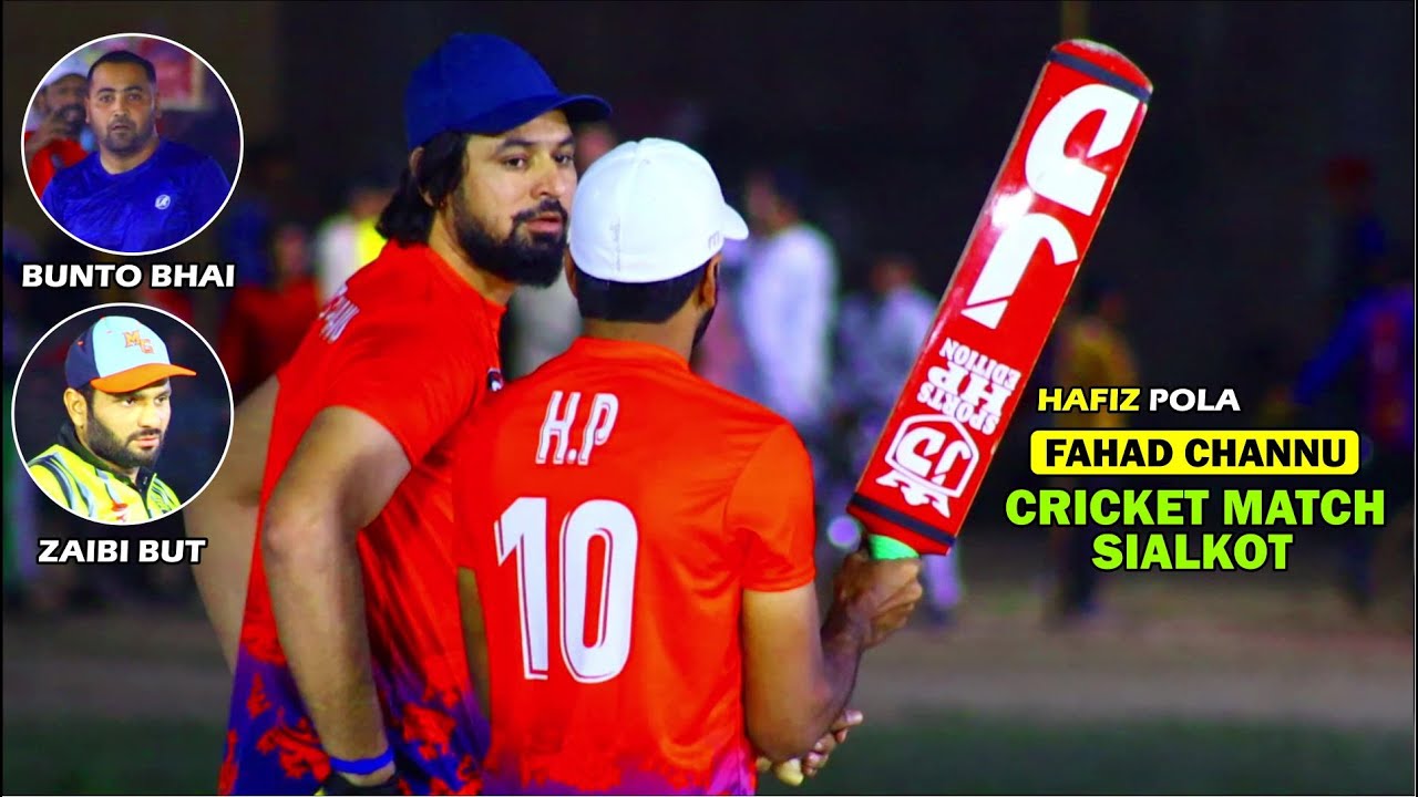 TAPE BALL CRICKET | FAHAD CHANNU VS BUNTO BHAI | HAFIZ POLA VS ZAIBI BUTT