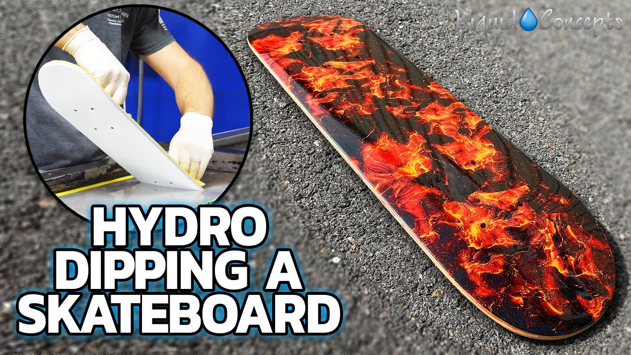 HYDRO DIPPING A SKATEBOARD | Liquid Concepts | Weekly Tips and Tricks