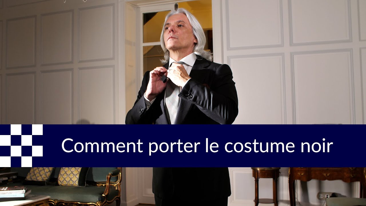 Comment porter le costume noir