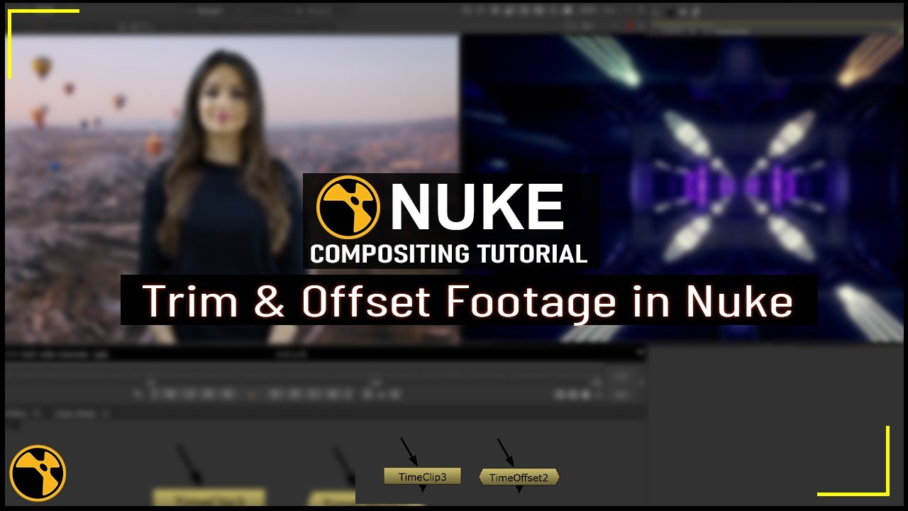 How to Trim & Offset Footage in Nuke  | Trim & Offset Footage  in Nuke | Retime Footage in Nuke