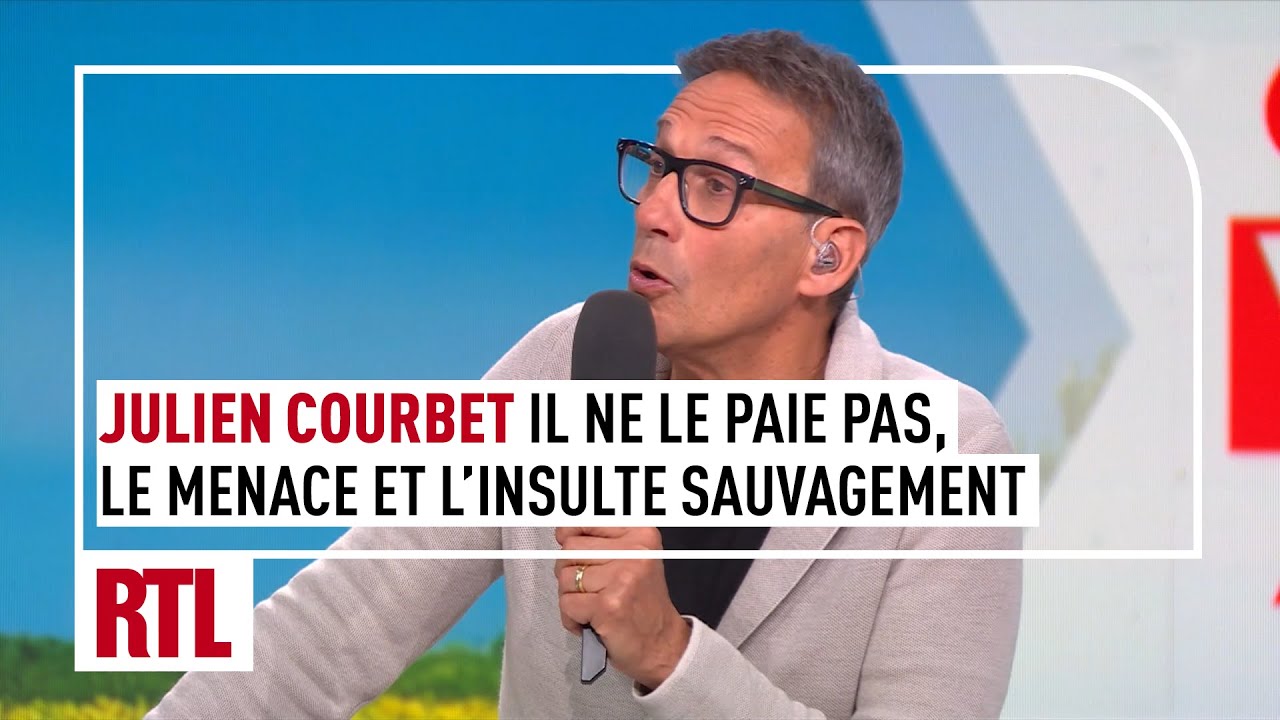 Julien Courbet : il le ne paie pas, le menace et l'insulte sauvagement