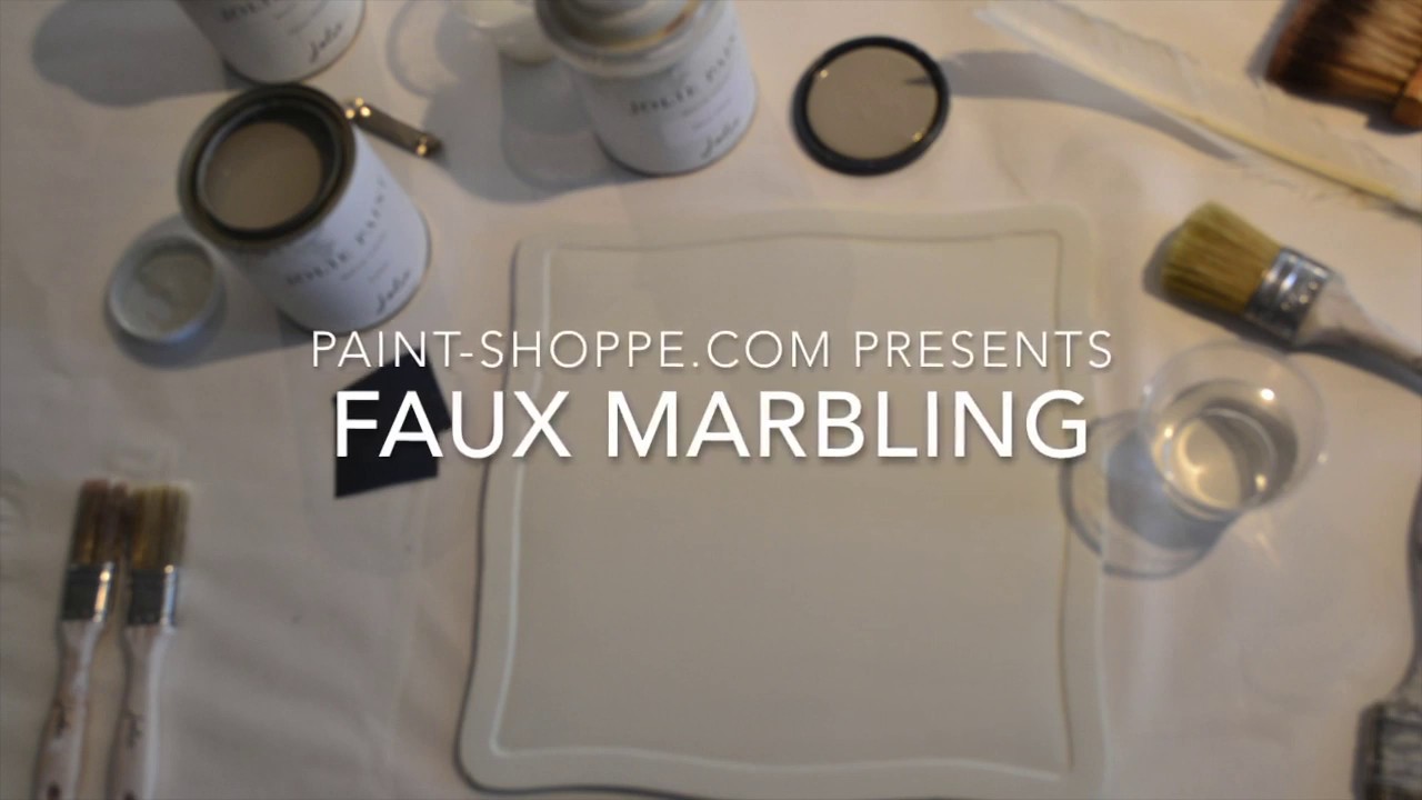Faux Marbling Tutorial