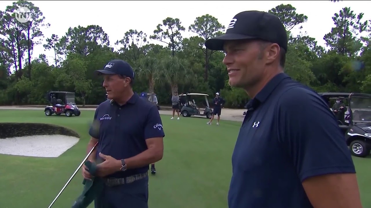 Tiger Woods & Peyton Manning vs  Phil Mickelson & Tom Brady