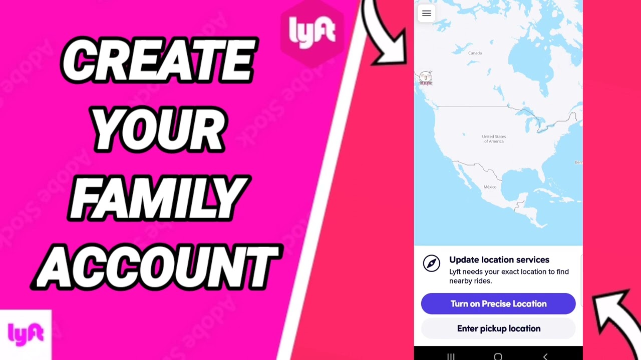 How To Create Your Family Account On Lyft (Original) App