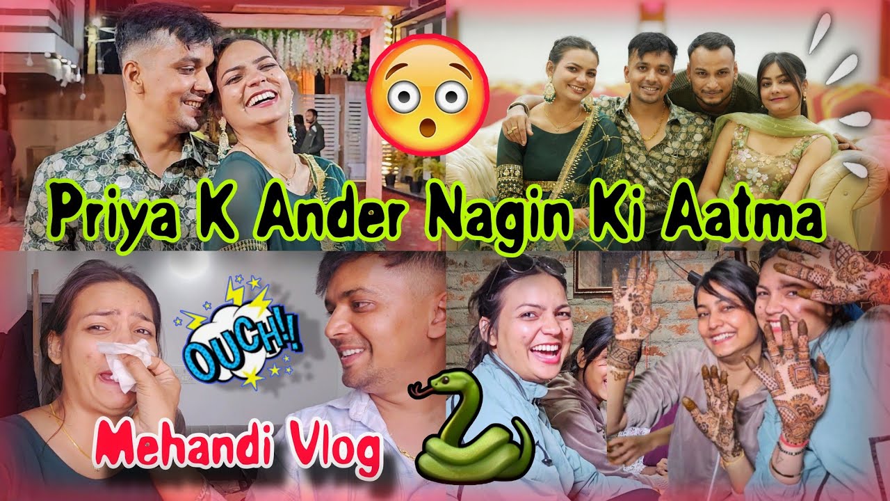 MEHANDI ke Din Rajat Ne Meko Bahut * Bura Bhala * Kaha 💔😭 | Mehandi Vlog 🥳