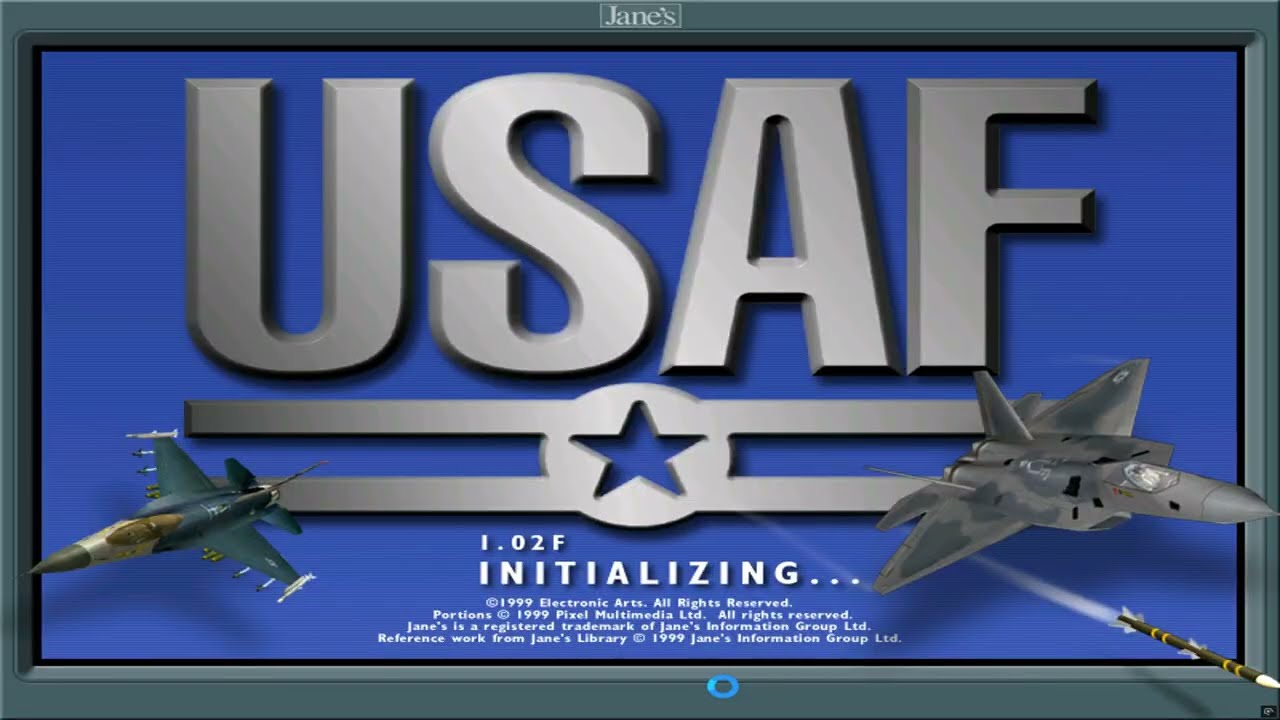Jane's USAF (vanilla, Win10 + latest Tcklbrry Win10 patch)