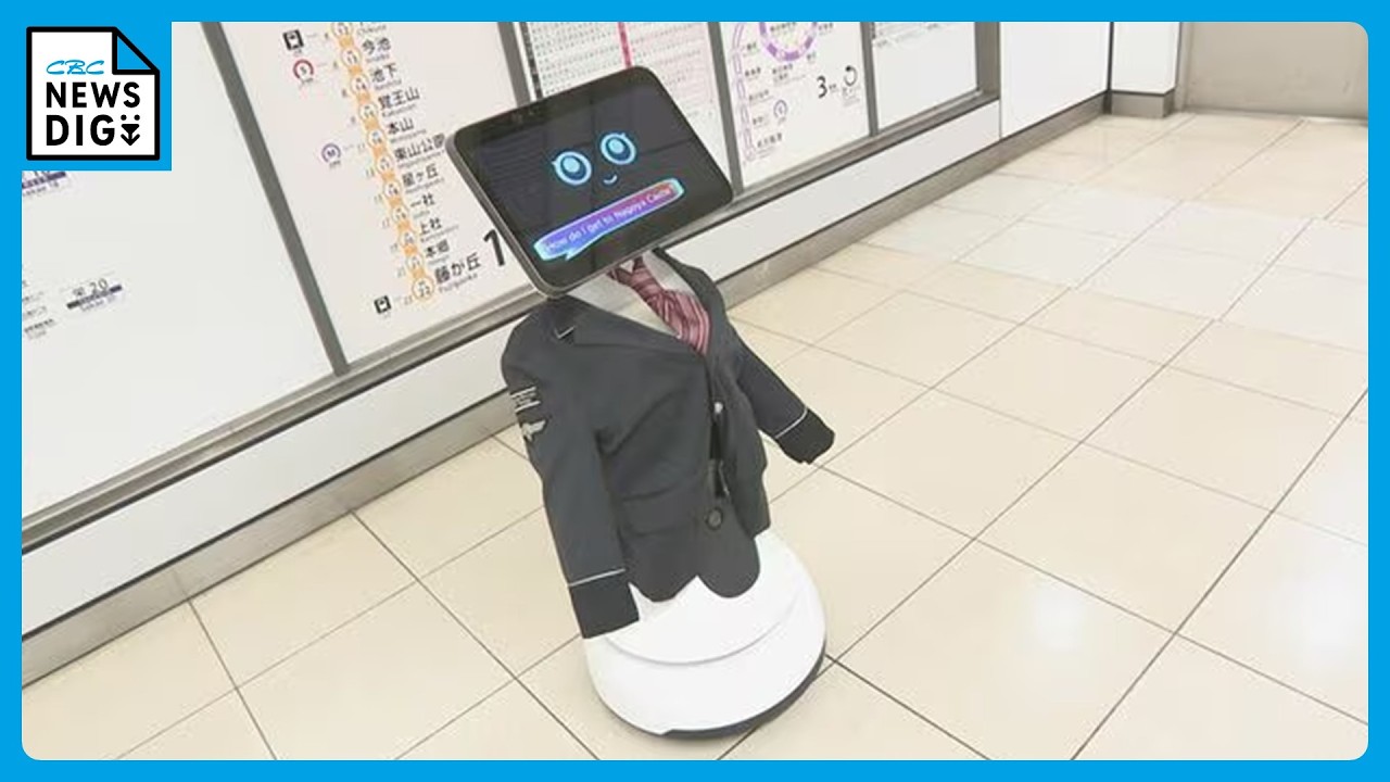 名古屋の地下鉄栄駅 “AIロボット”が駅員に代わって道案内 2月19日から実証実験  平日の午前10時～午後4時まで