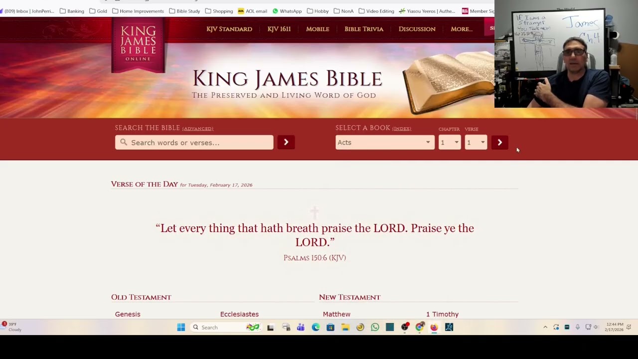 The Book Of James, A Comparative Study Part 7 Ch 4