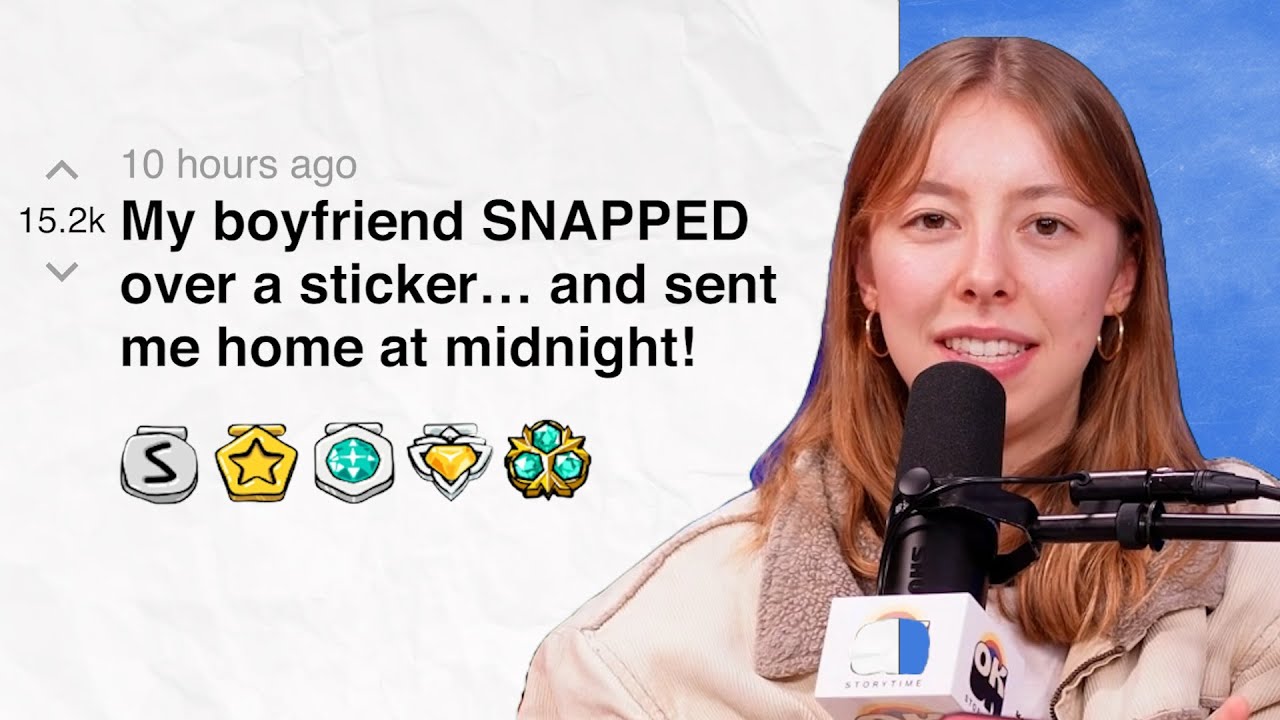 My boyfriend SNAPPED over a sticker… and sent me home at midnight! | Reddit Stories